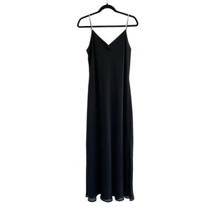Vtg 90s Dave & Johnny Low Back Evening Gown Women’s Rhinestone Slip Dress